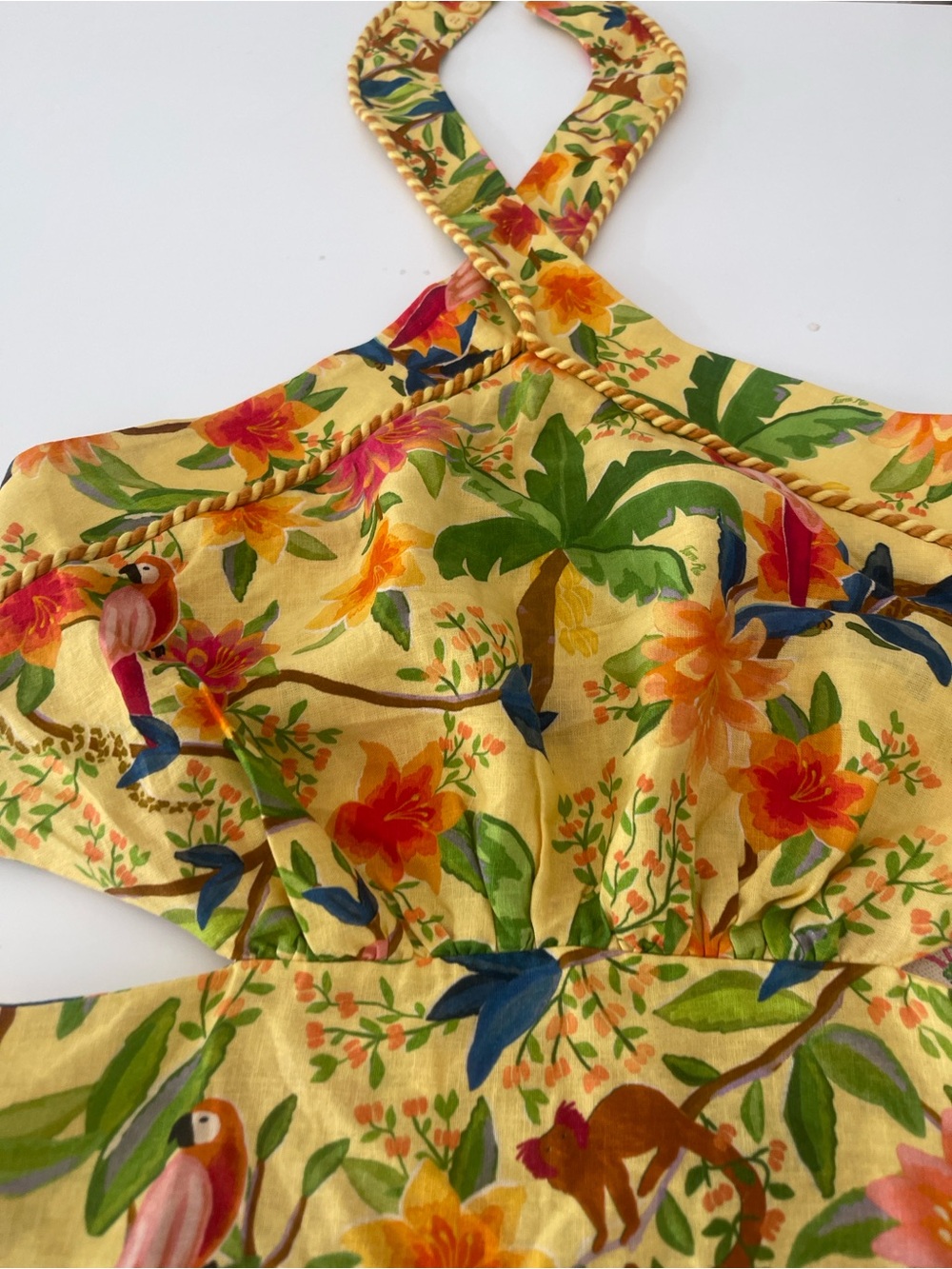 FARM Rio x Anthropologie Halter Mini Dress - Picture 10 of 13